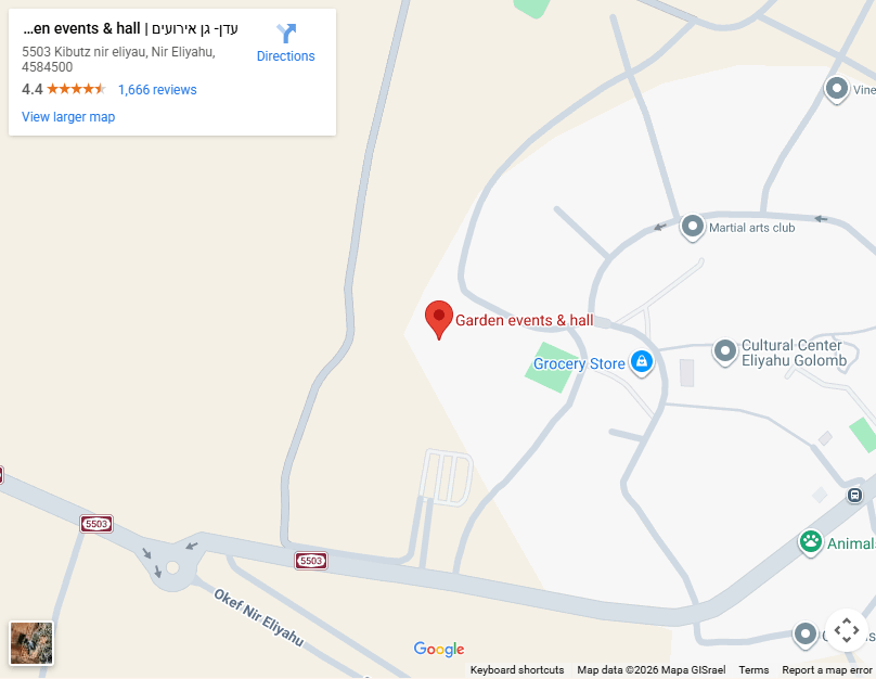 מפת הגעה לעדן על המים